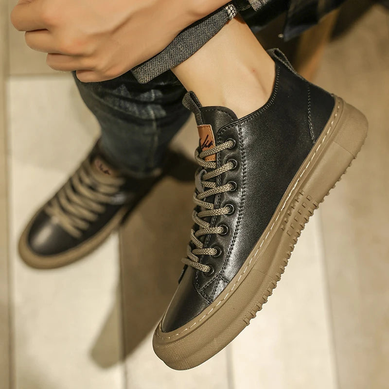 Men's Casual Sports Shoes, Fashionable, Retro, Classic, Handmade, Breathable and Warm, Suitable for All Seasons, Suitable for Daily Wear, Outdoor Sports, Hiking, Trekking, Wear-Resistant, Durable, Not Easy to Get Dirty, Hikin