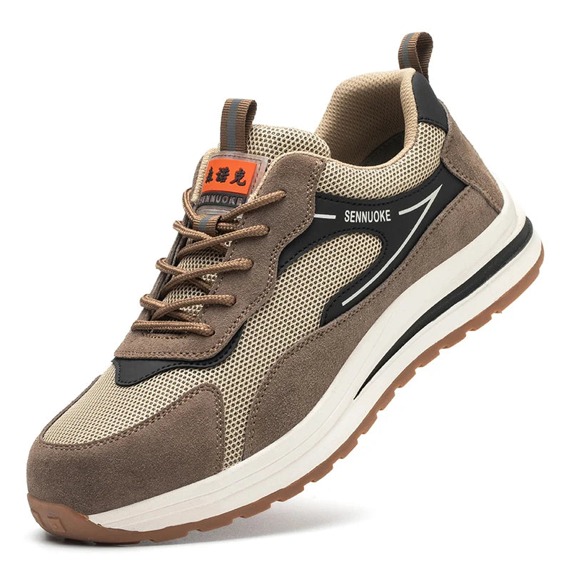 Safety Shoes Sport Shoes Men for Work Sneakers Lightweight Steel Toes Tree Shipping Industria Safety Tennis