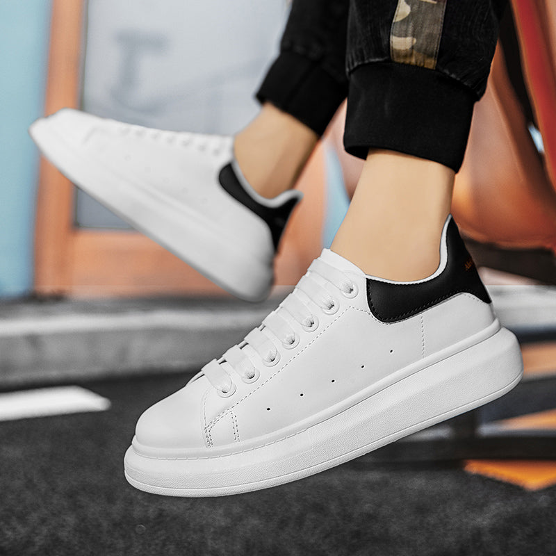 Fashion Platform Men Sport Shoes Casual Sneakers Autumn Outdoor Breathable Lightweight White Running Shoes Women Tennis Shoes