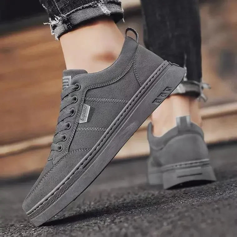 Men's Sport Shoes Luxury Leather Casual Shoes for Men Trend All-match Board Shoes Versatile Men's Sneakers Tenis Masculino