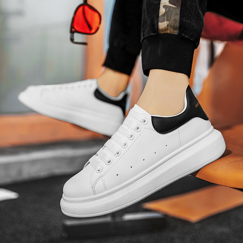 Fashion Platform Men Sport Shoes Casual Sneakers Autumn Outdoor Breathable Lightweight White Running Shoes Women Tennis Shoes