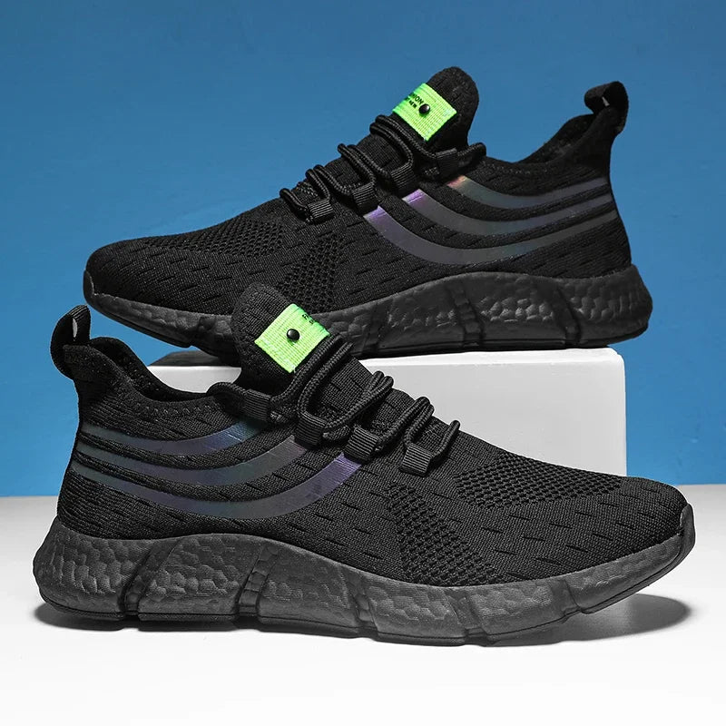 Men Casual Sports Shoes Breathable Lightweight Sneakers Anti-slip Flats Outdoor Running Walking Tenis Athletic Jogging Shoes