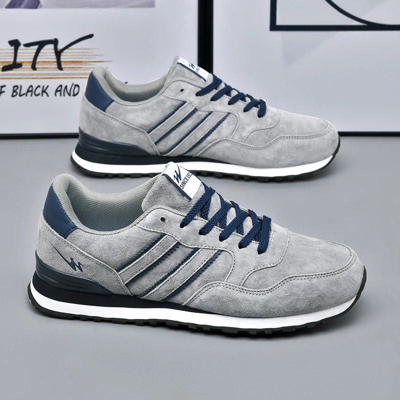 Men's casual shoes for sports and running, lightweight and soft soled, versatile and trendy men's shoes