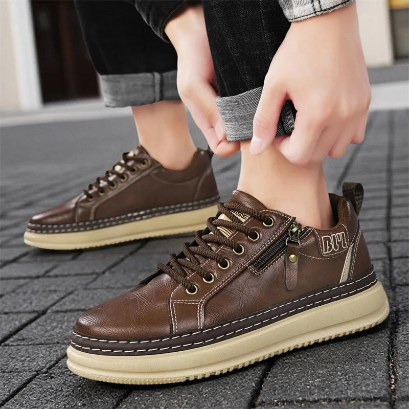 Casual sports shoes, versatile commuting shoes, thick soled students, trendy shoes for men,workwear shoes