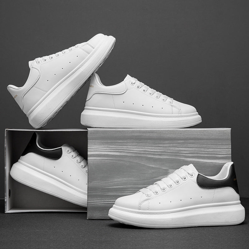 Fashion Platform Men Sport Shoes Casual Sneakers Autumn Outdoor Breathable Lightweight White Running Shoes Women Tennis Shoes