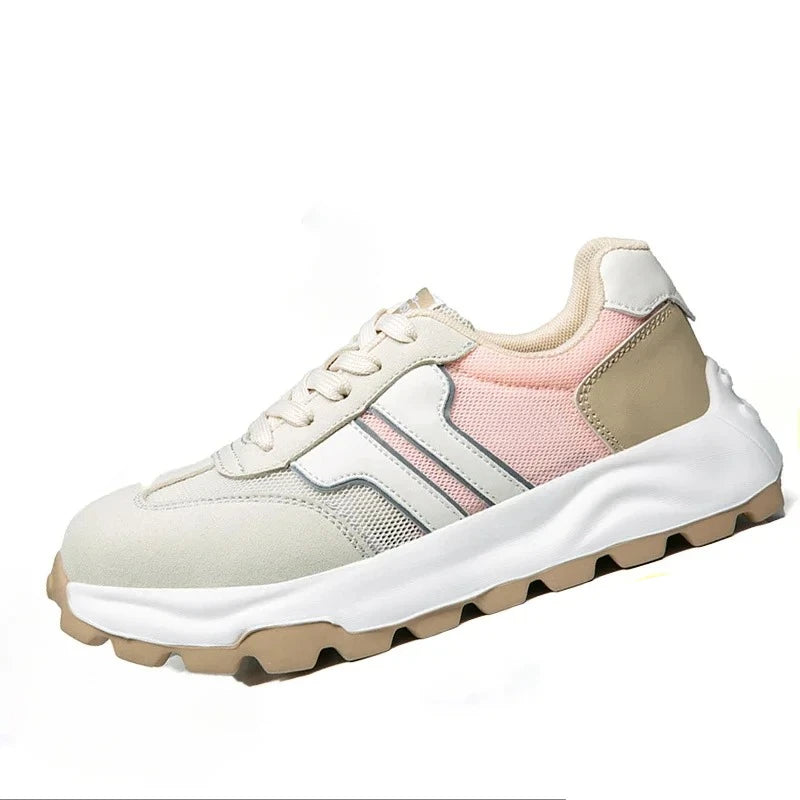 Women's Safety Shoes with Steel Toe  Anti Smashing and Anti Piercing  Lightweight and Soft Sole  Fashionable and Breathable