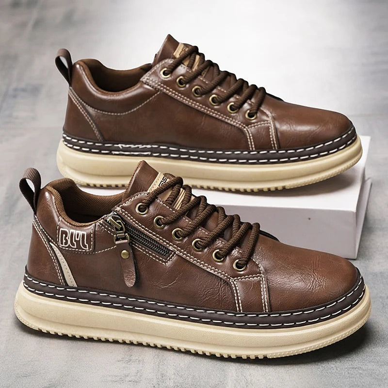 Casual sports shoes, versatile commuting shoes, thick soled students, trendy shoes for men,workwear shoes