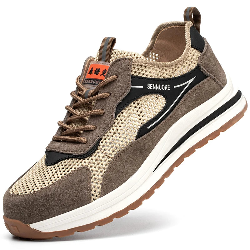 Safety Shoes Sport Shoes Men for Work Sneakers Lightweight Steel Toes Tree Shipping Industria Safety Tennis