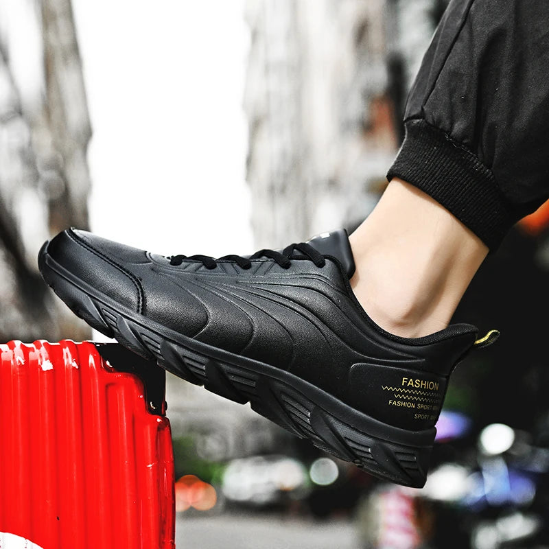 Men Casual Sneakers Shoes Anti-slip Low-top Outdoor Sports Shoes Men Lace-up Comfortable Soft Breathable Comfortable Shoes Men