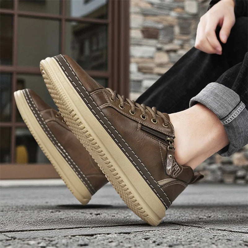 Casual sports shoes, versatile commuting shoes, thick soled students, trendy shoes for men,workwear shoes