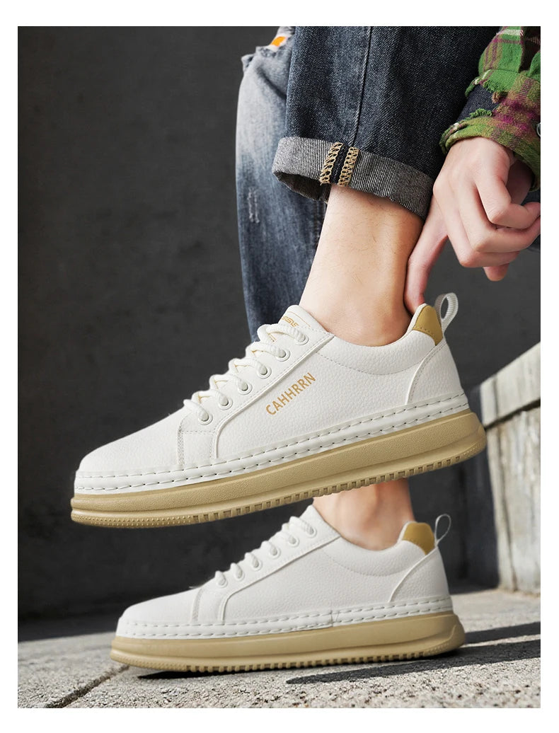 Casual sneakers, sports shoes, versatile stylish Hong Kong-style thick-soled trendy shoes for all seasons, 928