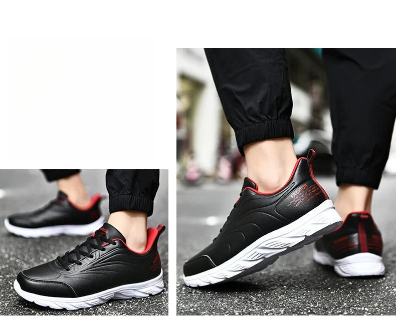 Men Casual Sneakers Shoes Anti-slip Low-top Outdoor Sports Shoes Men Lace-up Comfortable Soft Breathable Comfortable Shoes Men