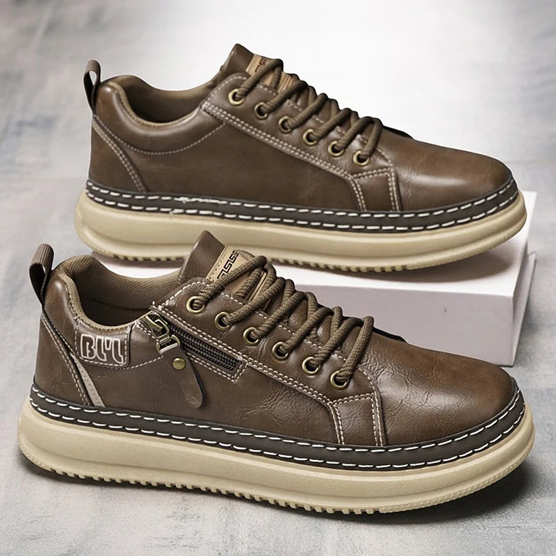 Casual sports shoes, versatile commuting shoes, thick soled students, trendy shoes for men,workwear shoes