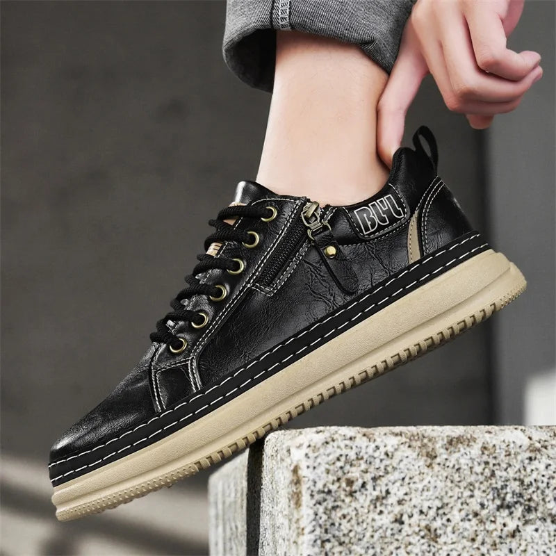 Casual sports shoes, versatile commuting shoes, thick soled students, trendy shoes for men,workwear shoes