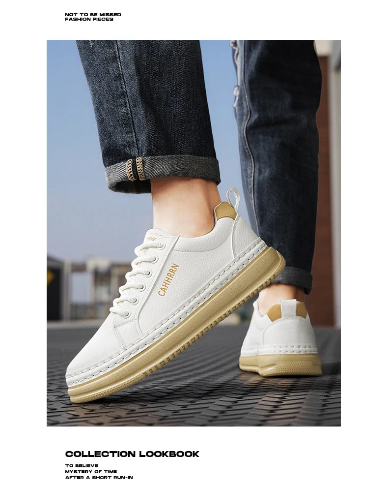 Casual sneakers, sports shoes, versatile stylish Hong Kong-style thick-soled trendy shoes for all seasons, 928