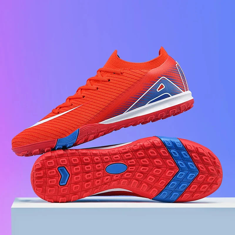 New Men Sport Soccer Shoes Training Boys Football Boots Outdoor Adult  Long Spikes Non Slip Cleats Breathable Match Comfortable