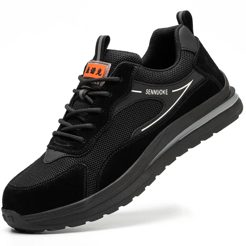 Safety Shoes Sport Shoes Men for Work Sneakers Lightweight Steel Toes Tree Shipping Industria Safety Tennis