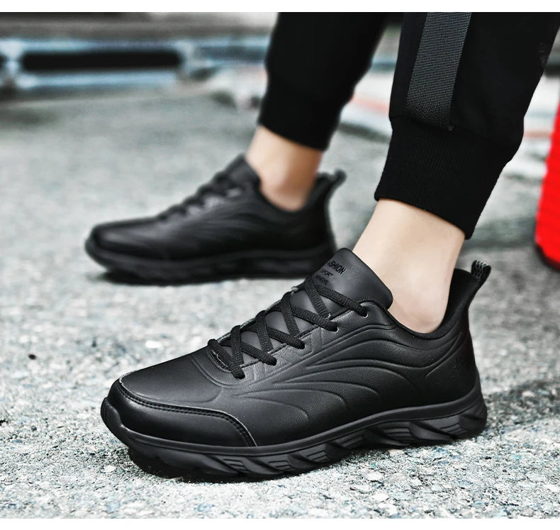 Men Casual Sneakers Shoes Anti-slip Low-top Outdoor Sports Shoes Men Lace-up Comfortable Soft Breathable Comfortable Shoes Men