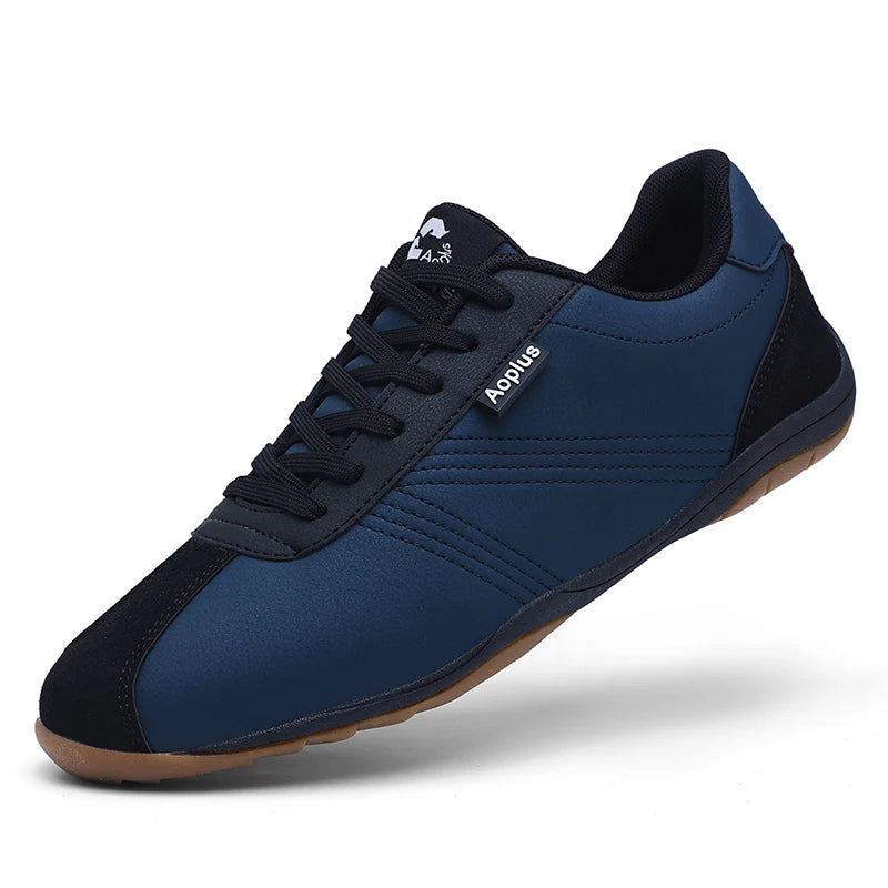 Fashionable Men's Sport Casual shoes, Minimalist Men's and Women's Outdoor Sport casual shoes, durable large size white and blue