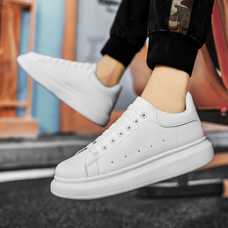 Fashion Platform Men Sport Shoes Casual Sneakers Autumn Outdoor Breathable Lightweight White Running Shoes Women Tennis Shoes