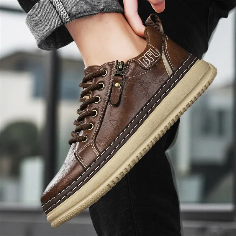 Casual sports shoes, versatile commuting shoes, thick soled students, trendy shoes for men,workwear shoes
