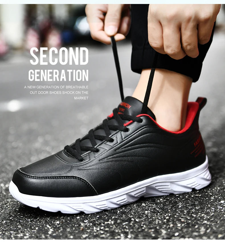 Men Casual Sneakers Shoes Anti-slip Low-top Outdoor Sports Shoes Men Lace-up Comfortable Soft Breathable Comfortable Shoes Men